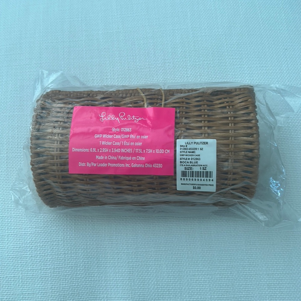 Lilly Pulitzer GWP wicker case